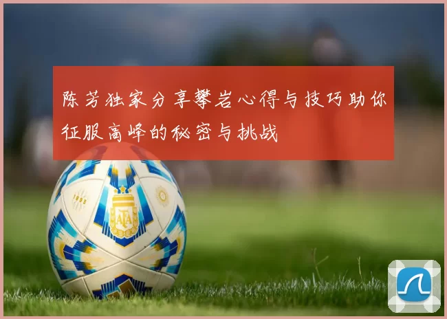 陈芳独家分享攀岩心得与技巧助你征服高峰的秘密与挑战