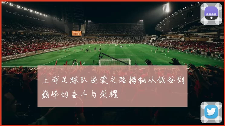 上海足球队逆袭之路揭秘从低谷到巅峰的奋斗与荣耀
